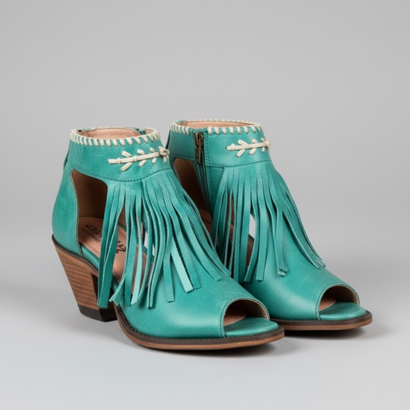 Junk Gypsy Fringe Booties - Picture 1 of 3